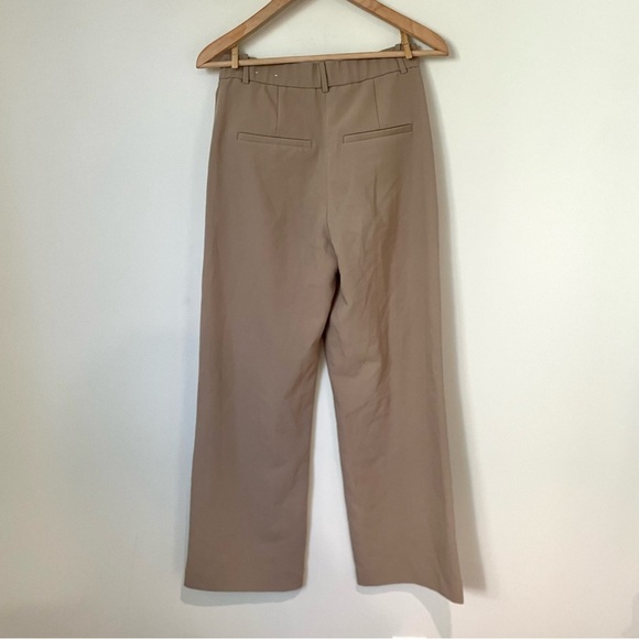 Abercrombie & Fitch Tan Sloane Wide Leg Pants - Picture 5 of 8